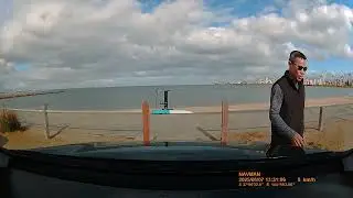 Melbourne City Toll way M80 to M2 to Sandridge Beach for Wings foiling and Foil Drive Assist Max