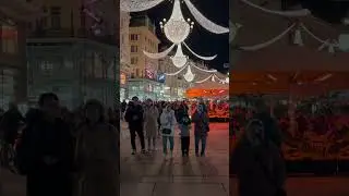 Largest Ballroom in the World - Christmas Lights in Vienna #vienna #walkingtour #wien