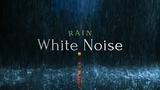 Heavy Rain To Sleep Immediately - Fall Asleep Fast Dark Screen Rain
