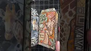 Mini tag book flip through #nataliemayscrapbooking #stamperia #mixedmediatag