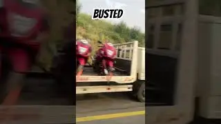 Caught by Police ☹️ #hayabusa #caughtbypolice #busted