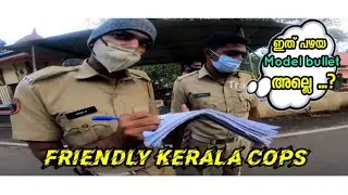 Friendly cops to kerala biker// kerala police reaction to old model bullet 💖