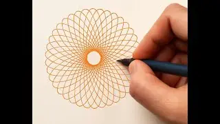 Shiny Circle Spinner ✨ #SatisfyingDesign #SpirographShorts