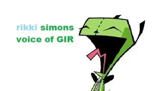 My 10 year old self meeting Rikki Simons- the voice of GIR from Invader Zim.