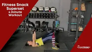 Fitness Snack: 4 minute Full Body Workout with only 2 exercises: Workouts for Women Over 40