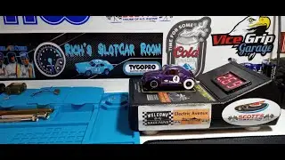 Старинные гоночные машинки для слот-трассы - Tyco Tuesday - Эпизод 112 - №4 Дрэг VW, фиолетовый м...