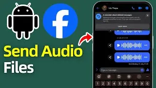 How To Send Audio Files and Music Files on Facebook!