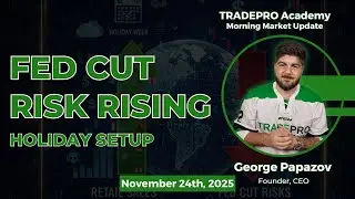 Holiday Week Setup: Retail Sales + Fed Cut Risks #futurestrading #federalreserve #tradinglivestream