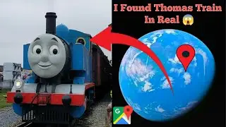 I Found Thomas Train In Real On Google Earth Old Maps 🌎#googleearth #googlemaps #viralvideo 