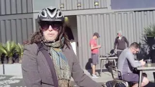 Copenhagen Wheel test ride in SF- Up hill