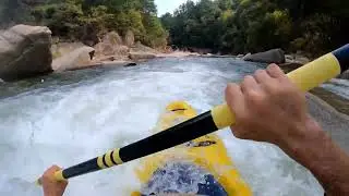 Wilson Creek Gorge Post helene 13.5 on bridge
