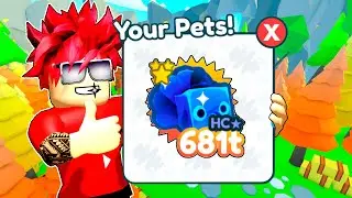 ПОЛУЧИЛ НОВОГО САМОГО СИЛЬНОГО ХАРДКОР ПЕТА В PET SIMULATOR X ROBLOX