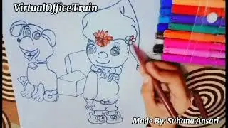 How to Draw Noddy Colorful Cartoon