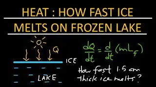 Heat: Melting ice on frozen lake - Physics