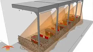 Использование электрического обогревателя Infratech CD6024 для повышения комфорта в зоне отдыха н...