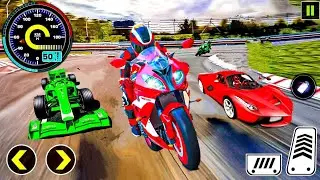 Bike VS Formula VS Car Racing 3D - Multiplayer Racing Game - Android Gameplay 