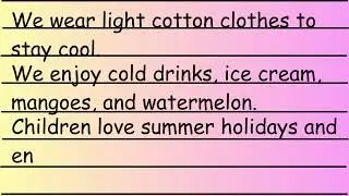 🌦️ Seasons Summer, Winter, Rainy 🌦️