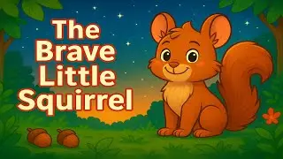 The Brave Little Squirrel 🐿️|Moral Bedtime Story for Kids | Animated Animal Tale|Hush Little Stories
