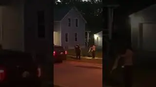 Cyraxx arrest from across the street. Credits to @awareofmyself4564 6/25/2023