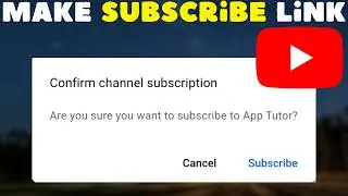 How To Make A YouTube Subscribe Link (EASY)