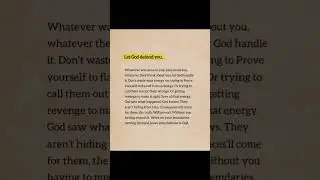Let God Defend You #quotes #inspiration #motivation #motivationalquotes #shorts #success