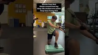 Half kneeling FFE cable chop