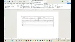 Cara menambahkan sum, average, count, max and min pada microsoft word