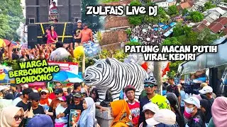 Ada Aja Gebrakan nya Kediri🔥Patung Macan Putih Viral dihibur sound demit ZULFAIS live Dj 