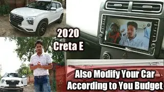 2020 Creta Best Car Accessories After Market | Genuine Modified 2020 Creta E Base Model With Stereo
