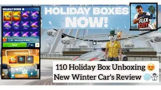 110 Holiday Box Unboxing and Winter Car's Review , #flexcity #flexcityupdate #flexcityvideos #gta 