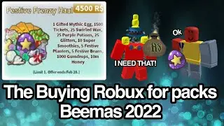 The Buy Robux for packs Beemass 2022 | Bee swarm Simulator
