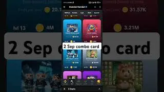 2 September combo card Hamster Combat