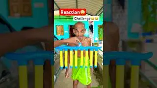 Reaction Challenge 🤣🤣 Funny challenge #comedy #challenge #shorts #fun