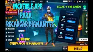 Increíble aplicación para recargar diamantes en free fire, legal y seguro sin baneo//método 2021