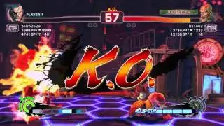 ha1oo2 vs zorro2529 (Dhalsim vs Sagat) USFIV