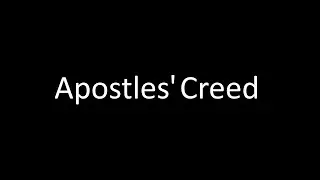 Apostles' Creed