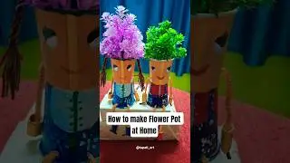 How to make Handcraft Pots For Balcony Decoration #homedecor #indiancraft #flowerpot #artandcraft