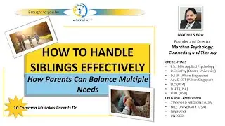 10 mistakes parents do in handling siblings