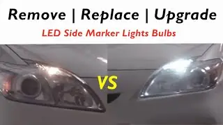 Install Toyota Prius Side Marker Light 2825 W5W LED Bulb Replacement