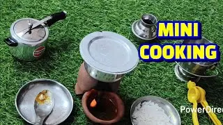 MINI RICE RECIPE COOKING 😍||TADKA RICE||MINIVLOG||MINI COOKING|| MINIATURE||
