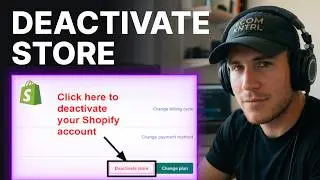 How to Deactivate a Shopify Store (2026) | Plan Settings