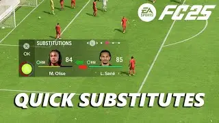 EA Sports FC 25: How To Turn Quick Substitutes ON / OFF