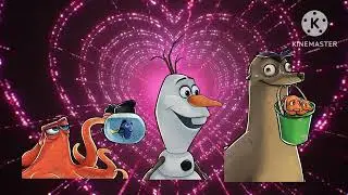 Marlene Nemo Gerald Hank Dory Olaf spending a lot