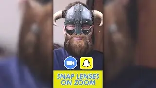 How to Get Snapchat Filters on Zoom #shorts