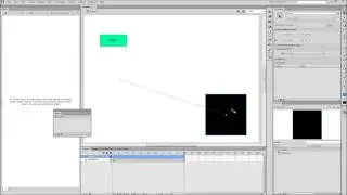 button triggers animated movie clip flash