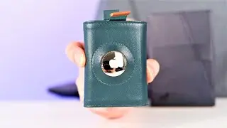 The Frenchie AirTag Ready Speed Wallet Mini Color: Green-Tan - Unboxing [4k60p]