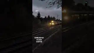 Pesa Dart (43WE/ED-161) IC 1633 ŁUŻYCE #train #railtrack #trainspotting #railway #rail #pesa #dart