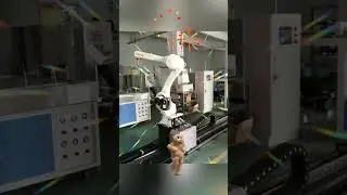 Robotic Painting Machine Production Workshop View