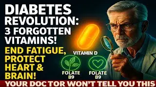 Diabetes After 50: Vitamin D, B12 & Folate Explained (Foods + Best Supplements)