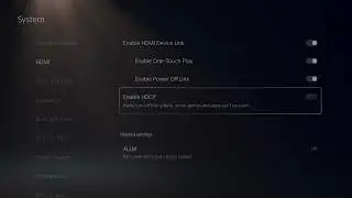 How to turn off hdcp on ps5!
